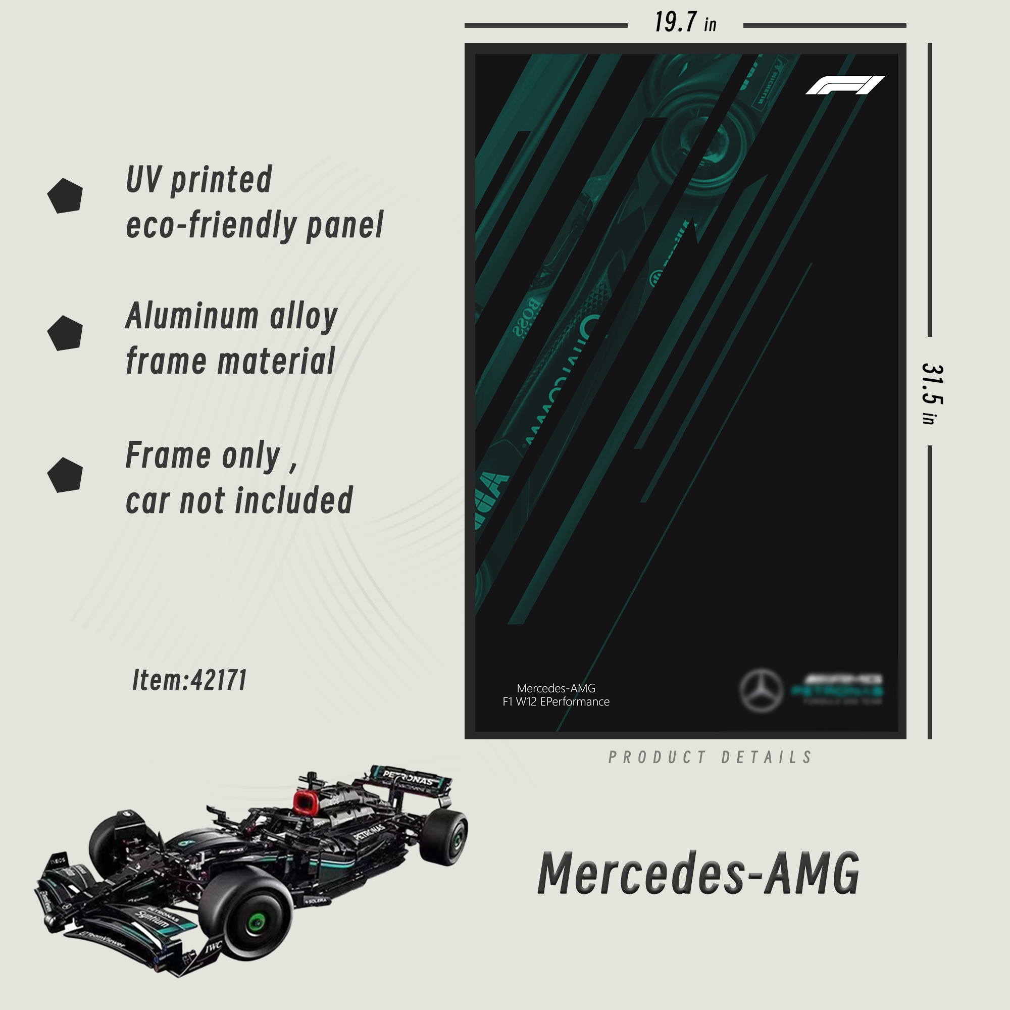 Display Frame for Mercedes-AMG F1 W14 E Performance