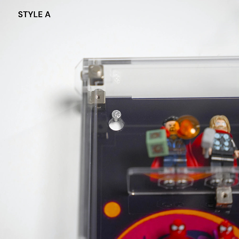 Dust Proof Wall mounted Display Case for lego Marvel Minifigure