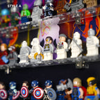 Dust Proof Wall mounted Display Case for lego Marvel Minifigure