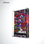 Dust Proof Wall mounted Display Case for lego Marvel Minifigure