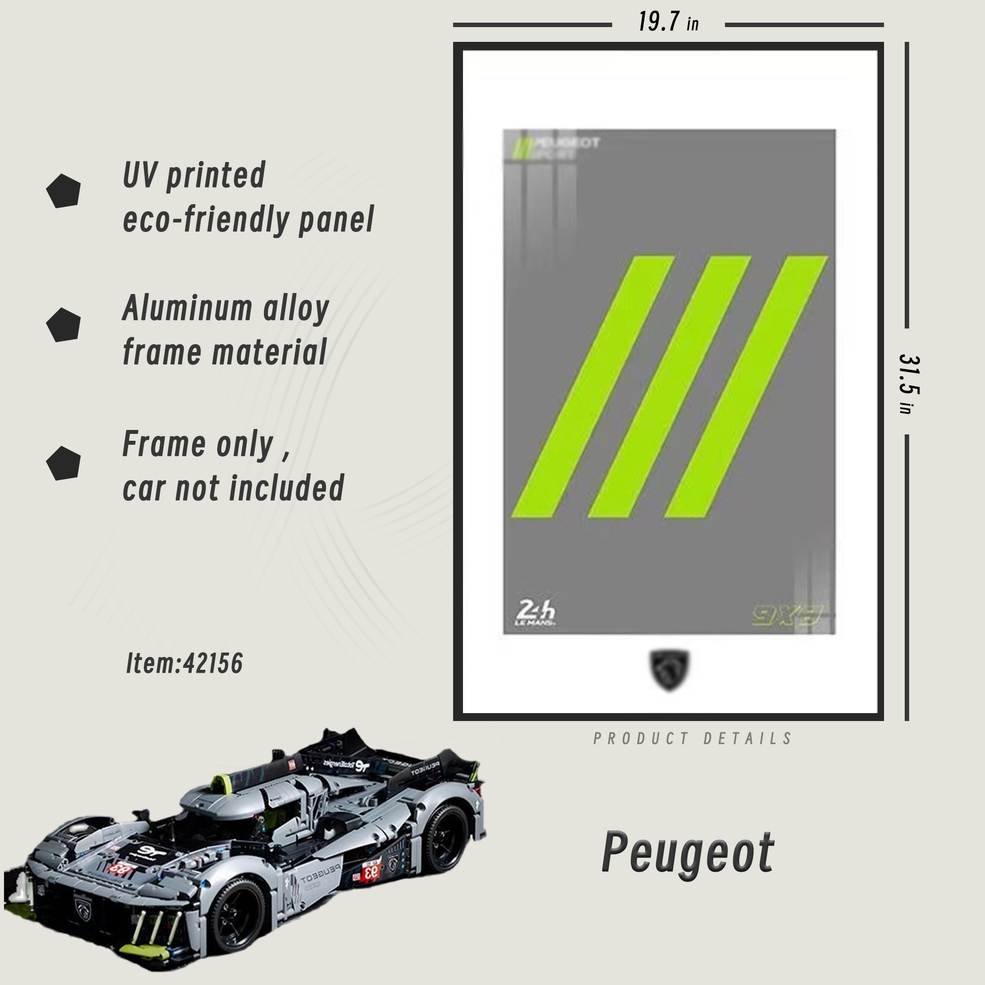 Display Frame for Peugeot