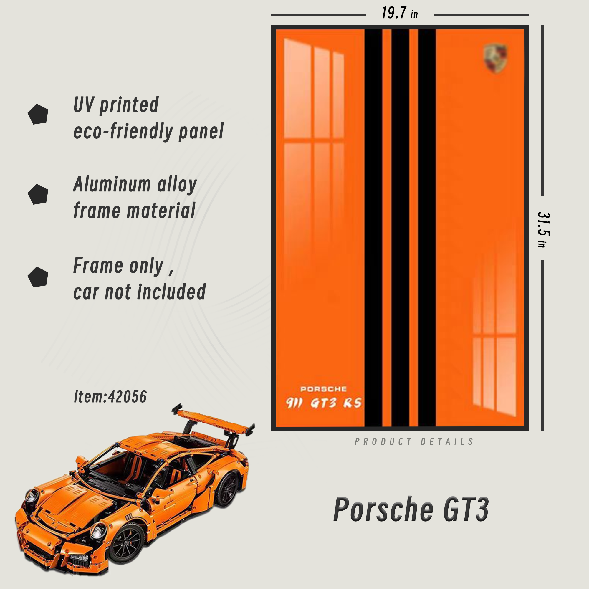 Display Frame for Porsche 911 GT3 RS