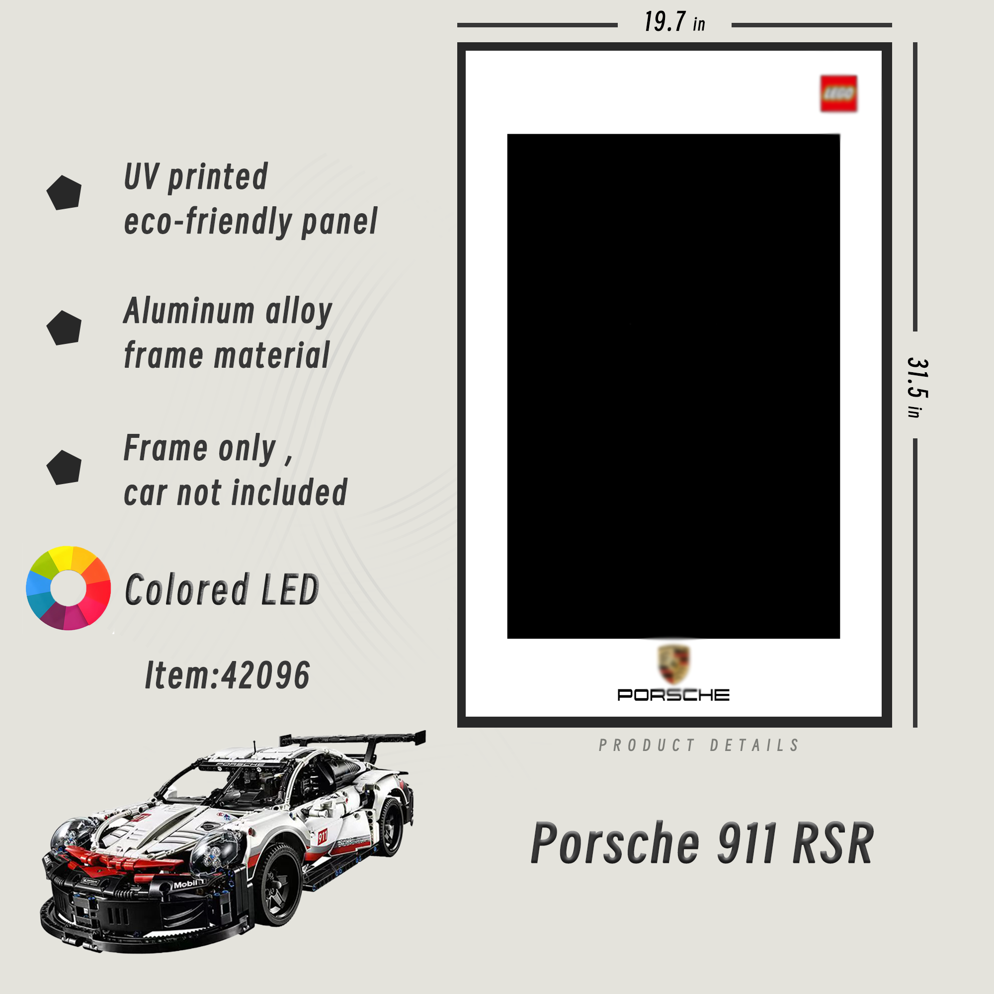 Display Frame for Porsche 911 RSR