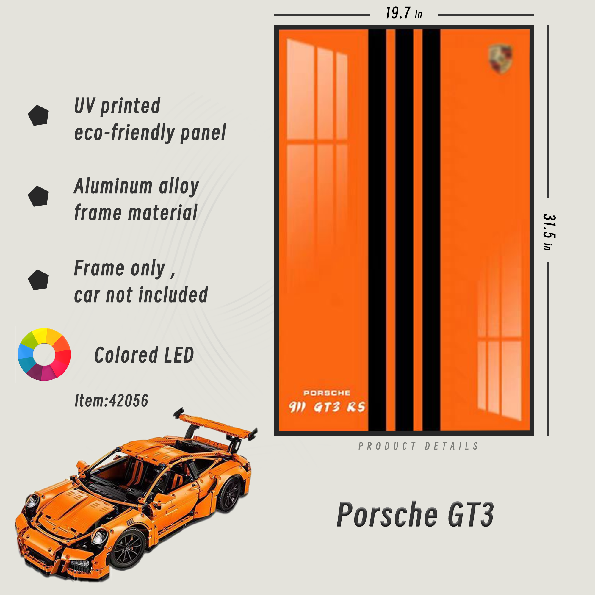 Display Frame for Porsche 911 GT3 RS