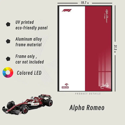 Lego Wall Mount Frame for Alfa Romeo F1 - dia-dia-dia