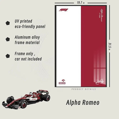 Lego Wall Mount Frame for Alfa Romeo F1 - dia-dia-dia