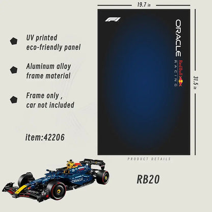 Auto-Wandhalterungsrahmen für Red Bull RB20