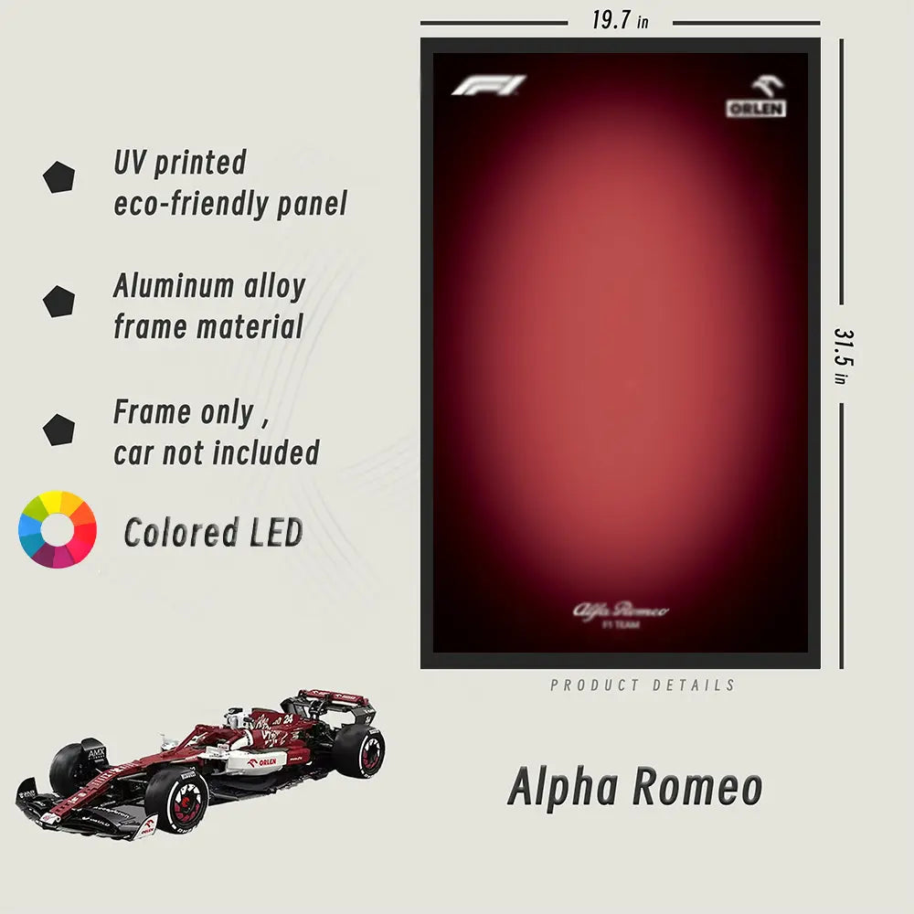 Lego Wall Mount Frame for Alfa Romeo F1