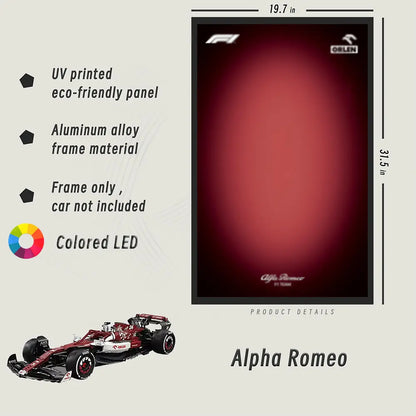 Lego Wall Mount Frame for Alfa Romeo F1