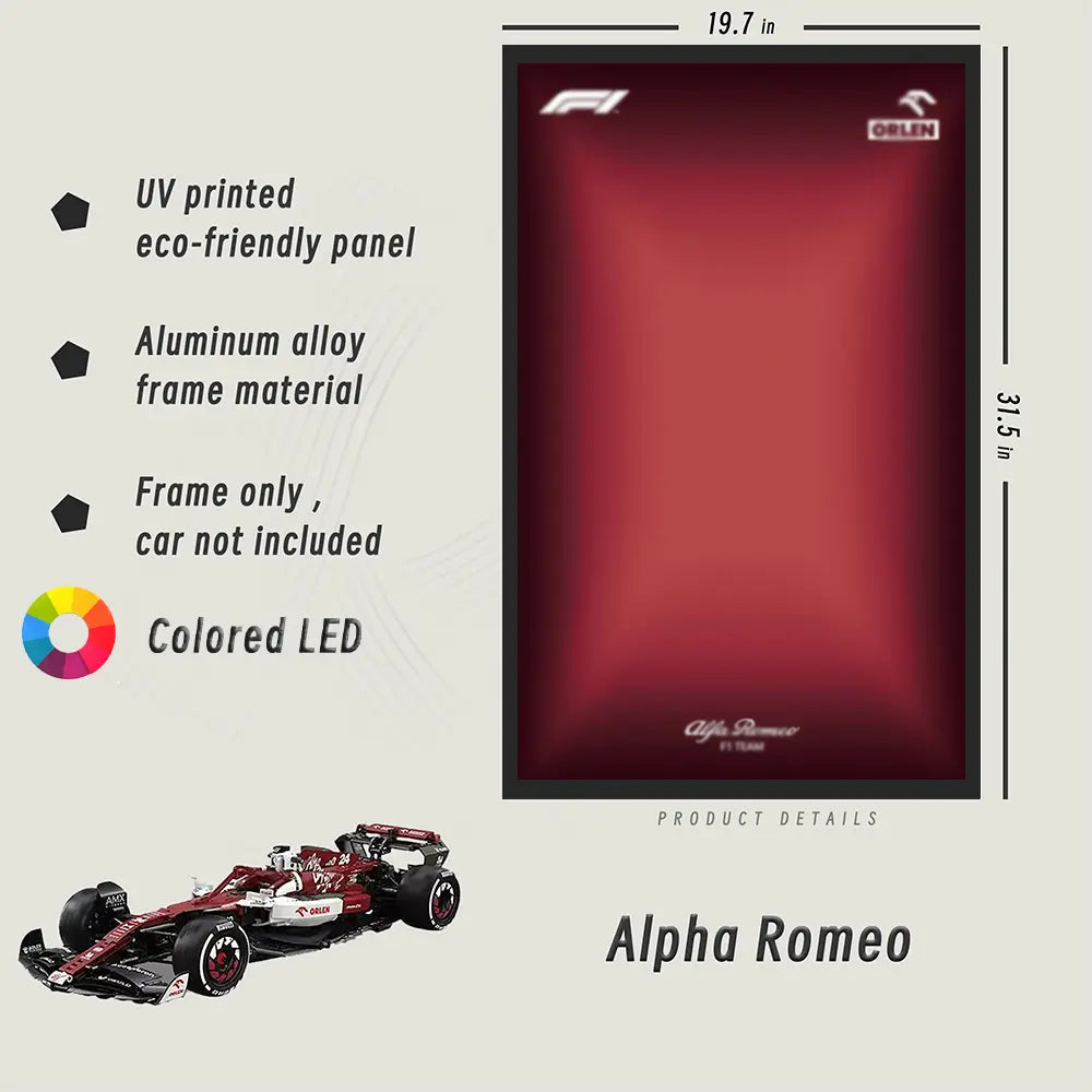 Lego Wall Mount Frame for Alfa Romeo F1