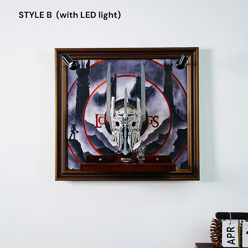 Wall Display Frame for LEGO® The Lord of the Rings: Sauron's Helmet (11373)