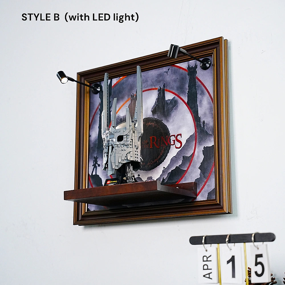 Wall Display Frame for LEGO® The Lord of the Rings: Sauron's Helmet (11373)