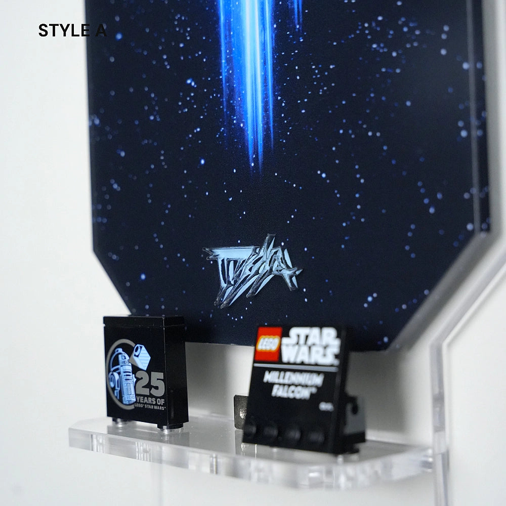 Wall Display Acrylic Frame for LEGO® Star Wars™ Millennium Falcon™(75375)