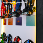 Wall Display Frame for LEGO® 12 x F1 Speed Champions F1 Cars vertical