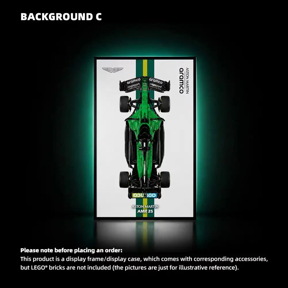 Wall Display Frame for LEGO® Aston Martin F1 – AMR25 (42240)