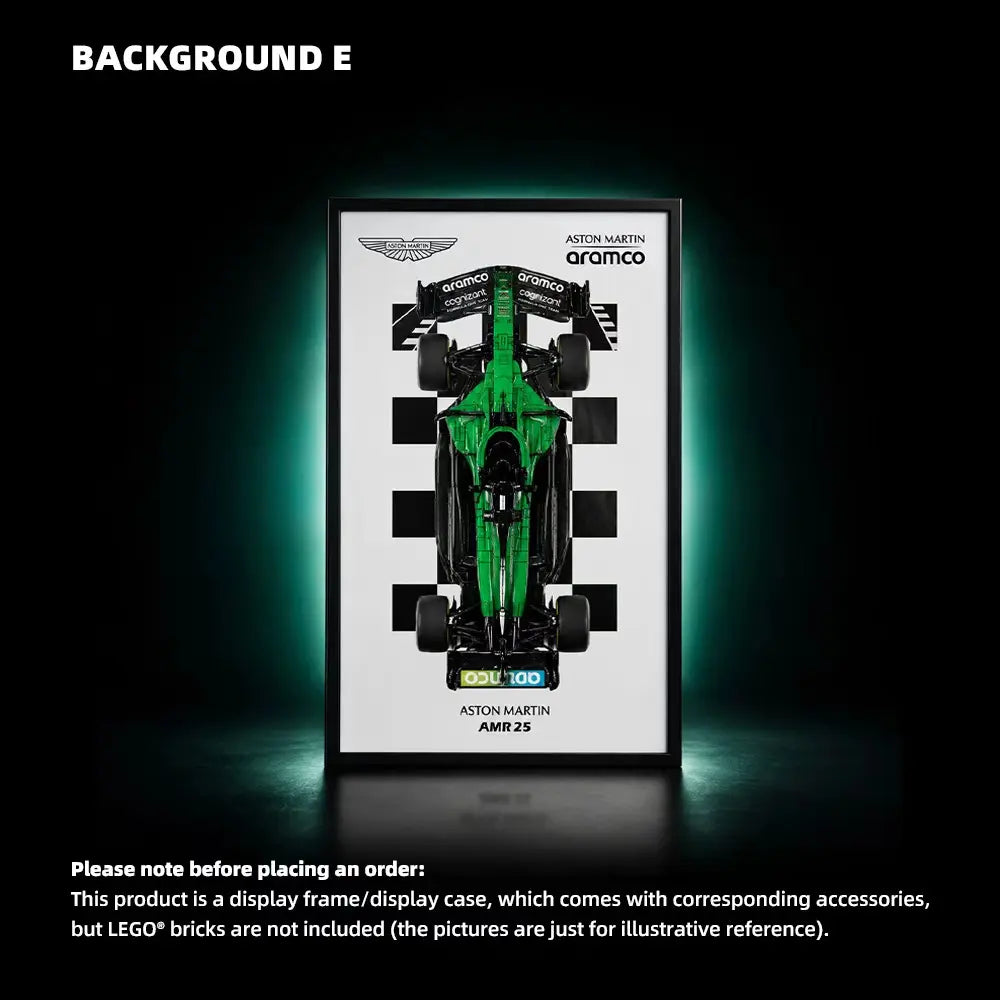 Wall Display Frame for LEGO® Aston Martin F1 – AMR25 (42240)