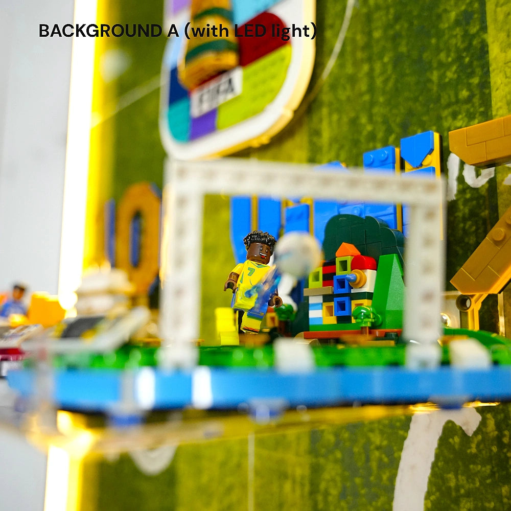 Wall Display Frame for LEGO® Editions FIFA World Cup & Soccer Highlights 4 sets (43013&43027&43012&43011&43032)