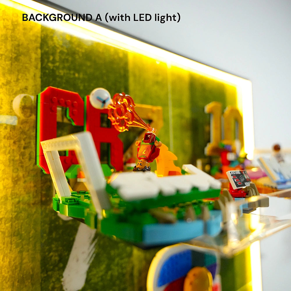 Wall Display Frame for LEGO® Editions FIFA World Cup & Soccer Highlights 4 sets (43013&43027&43012&43011&43032)