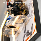 Vertical Wall Display Frame for LEGO® Star Wars™ Helmets (75327＆75328＆75349＆75304)