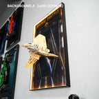 Cornice da parete per LEGO® Star Wars™ Il caccia stellare N-1 dei Mandaloriani (75442)