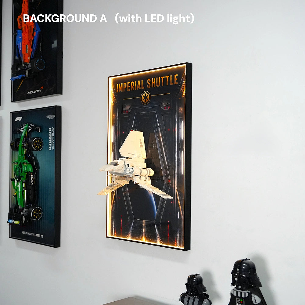 Cornice da parete per LEGO® Star Wars™ Il caccia stellare N-1 dei Mandaloriani (75442)