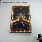 Cornice da parete per LEGO® Star Wars™ Il caccia stellare N-1 dei Mandaloriani (75442)