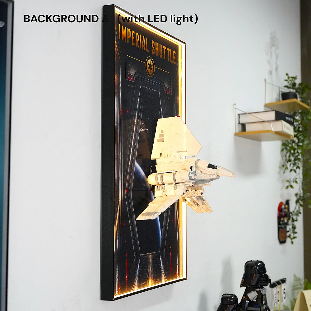 Cornice da parete per LEGO® Star Wars™ Il caccia stellare N-1 dei Mandaloriani (75442)