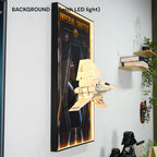 Cornice da parete per LEGO® Star Wars™ Il caccia stellare N-1 dei Mandaloriani (75442)