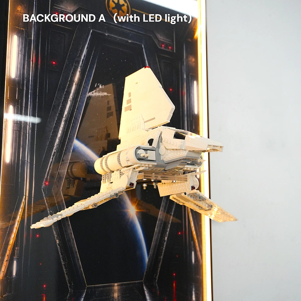 Cornice da parete per LEGO® Star Wars™ Il caccia stellare N-1 dei Mandaloriani (75442)