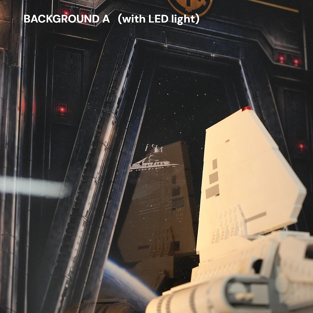 Cornice da parete per LEGO® Star Wars™ Il caccia stellare N-1 dei Mandaloriani (75442)