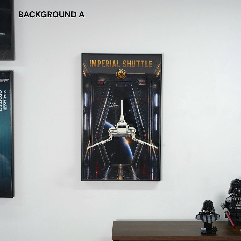 Cornice da parete per LEGO® Star Wars™ Il caccia stellare N-1 dei Mandaloriani (75442)