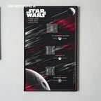 Wall Display Frame for LEGO® Star Wars™ Millennium Falcon™ ＆ Tantive IV™ ＆ Invisible Hand™ (75375＆75376＆75377)