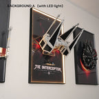 Wall Display Frame for LEGO® Star Wars™ TIE Interceptor™ (75382)