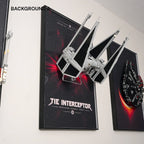 Wall Display Frame for LEGO® Star Wars™ TIE Interceptor™ (75382)