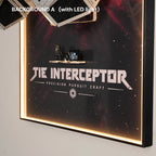 Wall Display Frame for LEGO® Star Wars™ TIE Interceptor™ (75382)