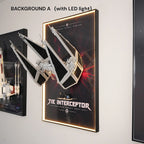 Wall Display Frame for LEGO® Star Wars™ TIE Interceptor™ (75382)