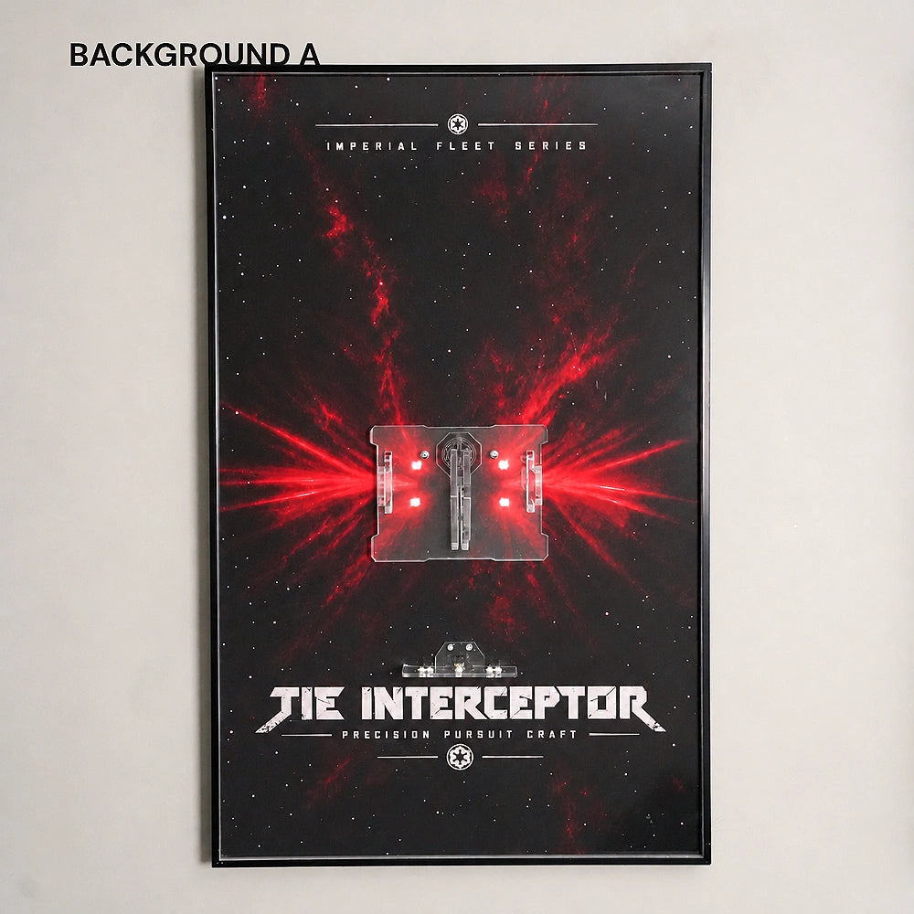 Wall Display Frame for LEGO® Star Wars™ TIE Interceptor™ (75382)