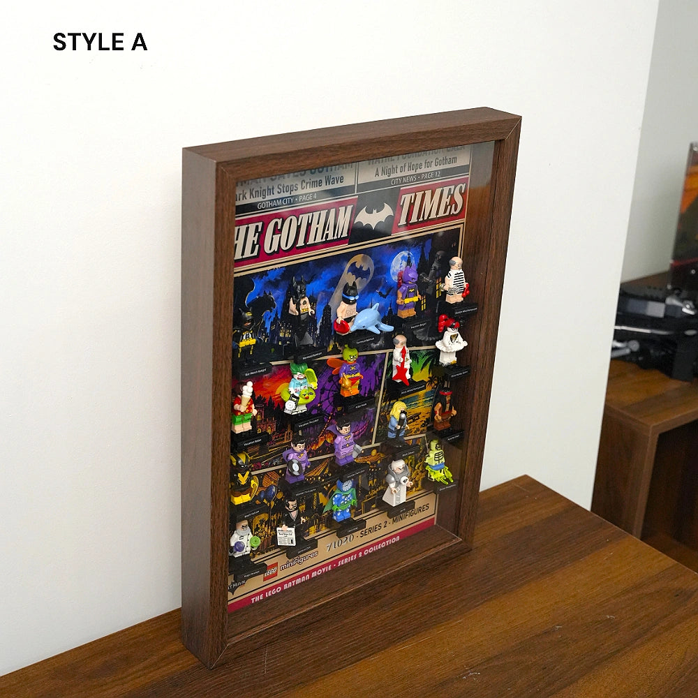 Wall Mountable Display Case for LEGO® Minifigures BATMAN MOVIE Series 2 (71020)
