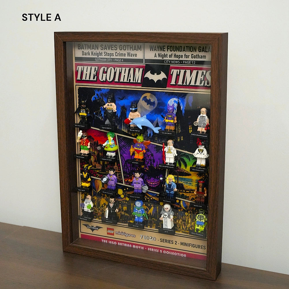 Wall Mountable Display Case for LEGO® Minifigures BATMAN MOVIE Series 2 (71020)