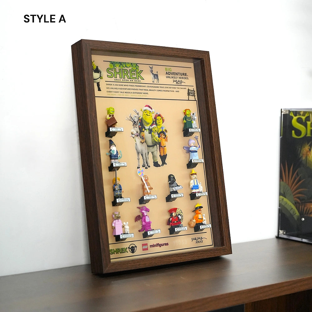 Wall Mountable Display Case for LEGO® Minifigures Shrek Series (71053)