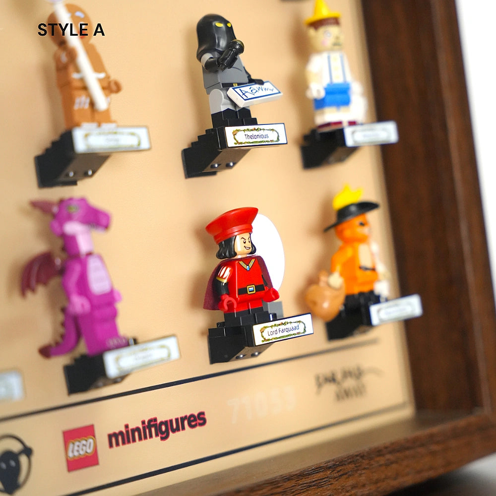 Wall Mountable Display Case for LEGO® Minifigures Shrek Series (71053)