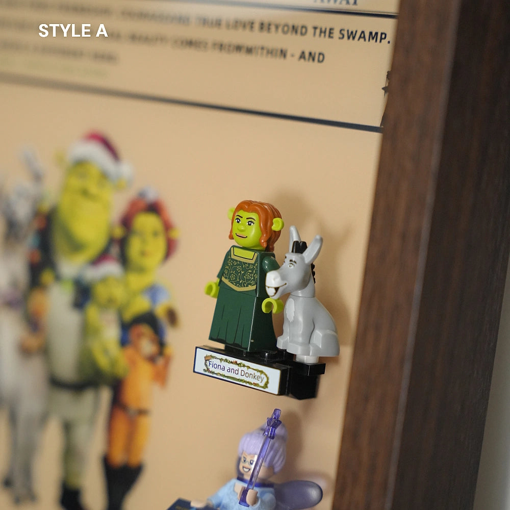 Wall Mountable Display Case for LEGO® Minifigures Shrek Series (71053)