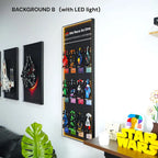 Wall Display Frame for LEGO® 12 x F1 Speed Champions F1 Cars vertical B