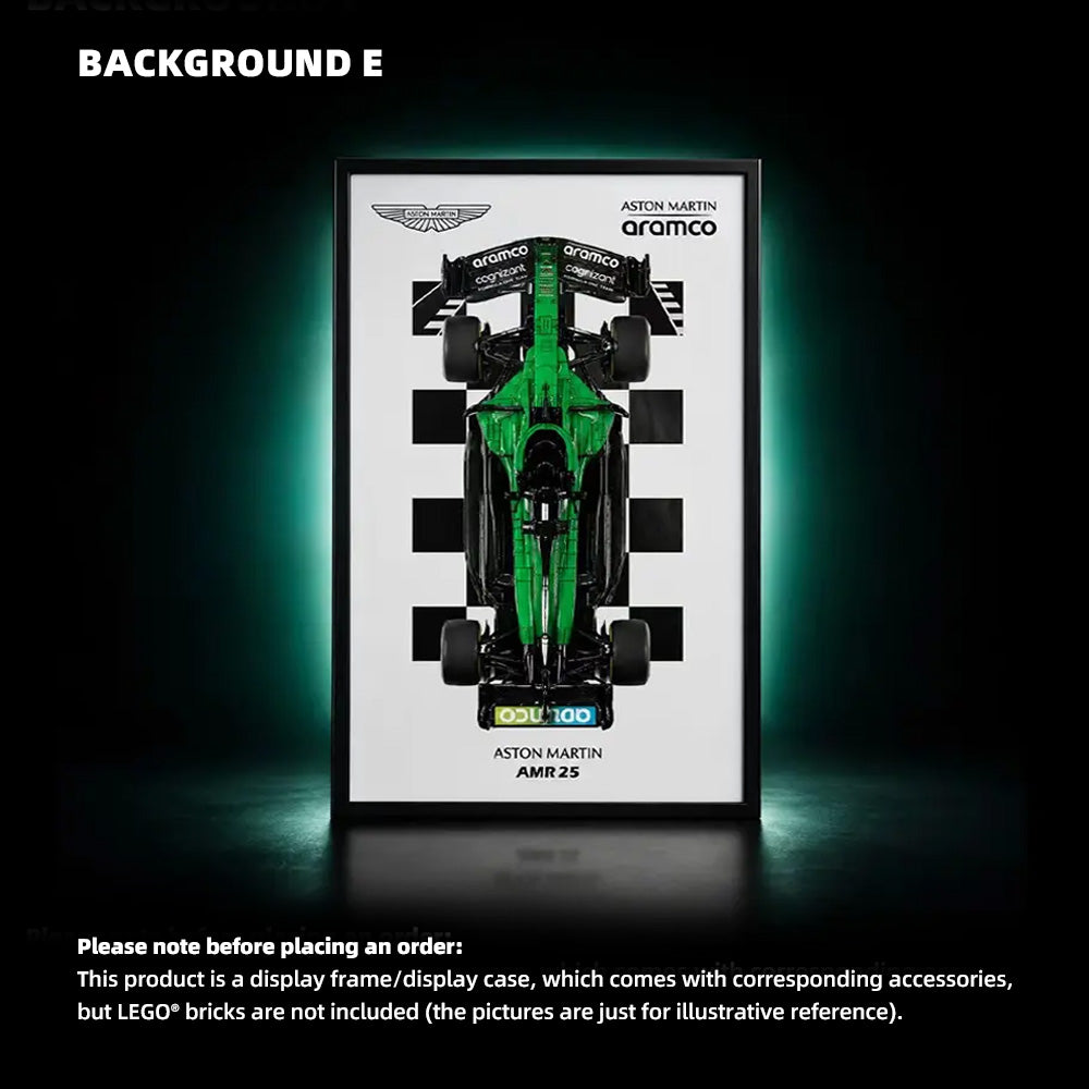 Wall Display Frame for LEGO® Aston Martin F1 – AMR25 (42240)