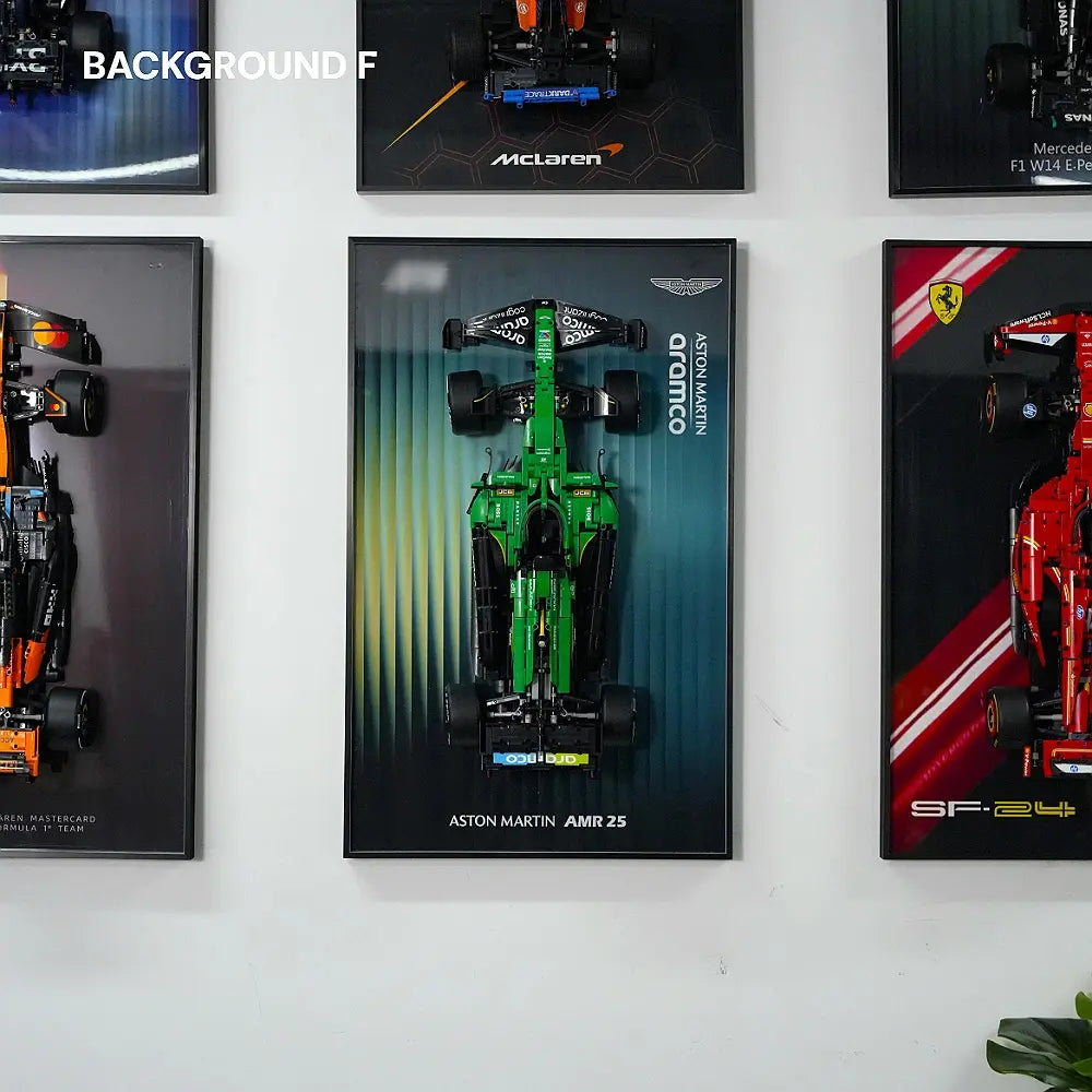 Wall Display Frame for LEGO® Aston Martin F1 – AMR25 (42240)