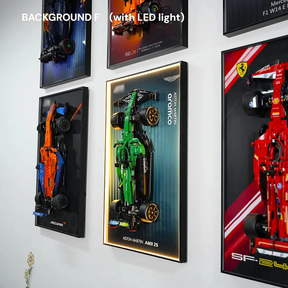 Wall Display Frame for LEGO® Aston Martin F1 – AMR25 (42240)