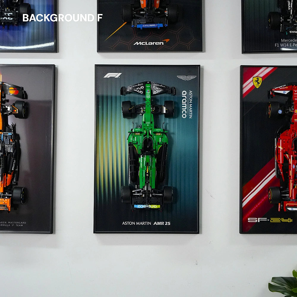 Wall Display Frame for LEGO® Aston Martin F1 – AMR25 (42240)