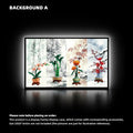 Wall Display Frame for LEGO® Botanicals Four Gentlemen (10369,10343,10344,10368)