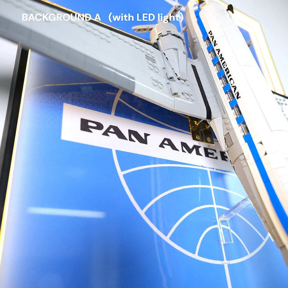 Wall Display Frame for LEGO® Douglas DC-3 PAN AM Airliner minus(11378)