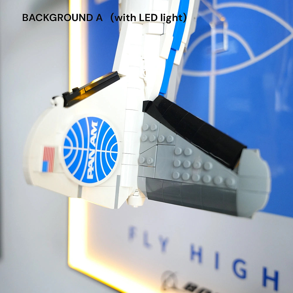 Wall Display Frame for LEGO® Douglas DC-3 PAN AM Airliner minus(11378)